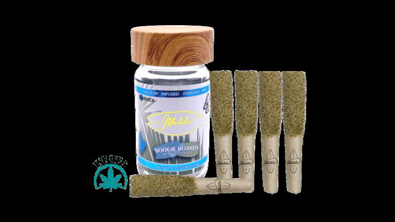 Boogie Boards 5pk Infused Prerolls - Surfrider Indica