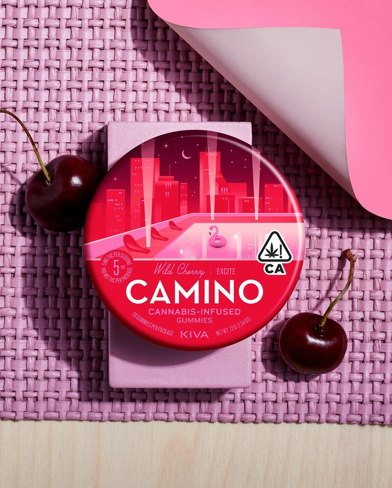 Camino Wild Cherry 5mg per piece 20 pieces per tin