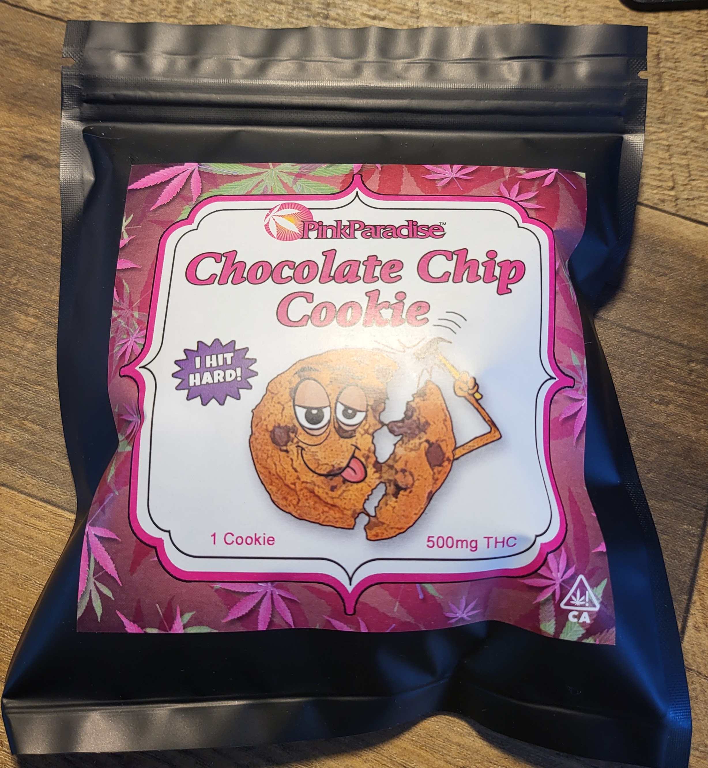 Pink Paradise Chocolate Chip Cookie 500mg