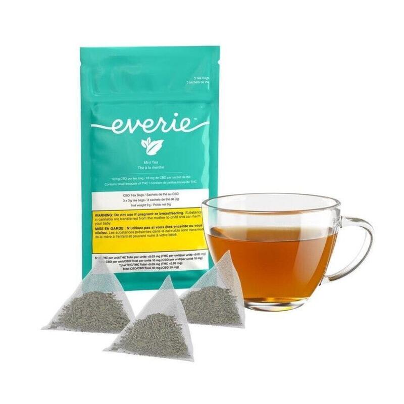 Everie - Mint CBD Tea Blend - 3x3g