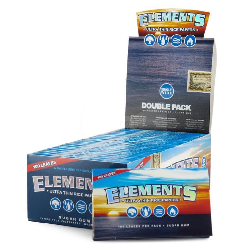 Elements - Single-wide Rolling Papers - 100pack