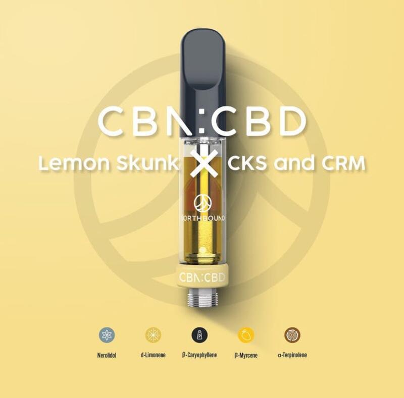 CBN:CBD Lemon Skunk x CKS & CRM - 1g Vape Cart