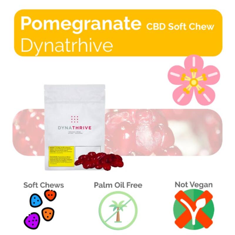 Pomegranate CBD - 30pack Soft Chews