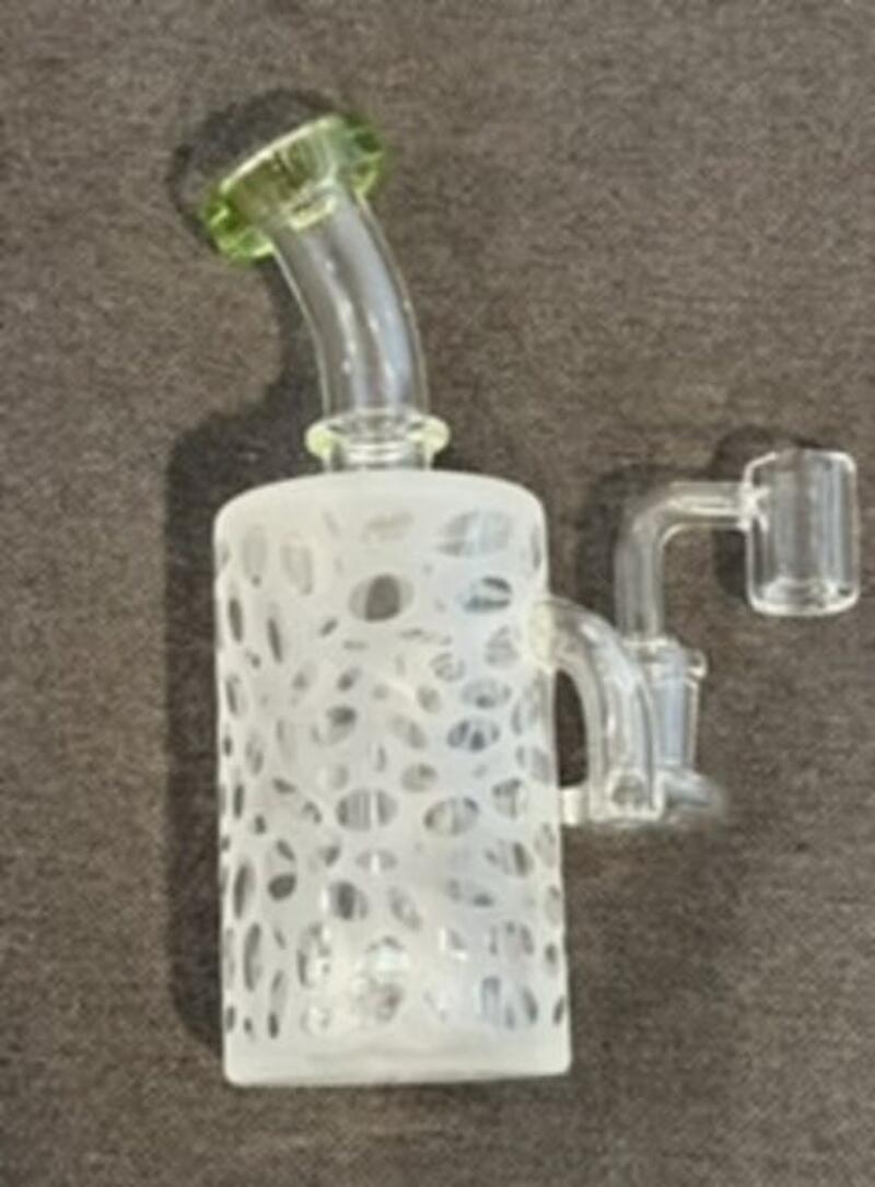 Frosted Finish Glass dab Rig