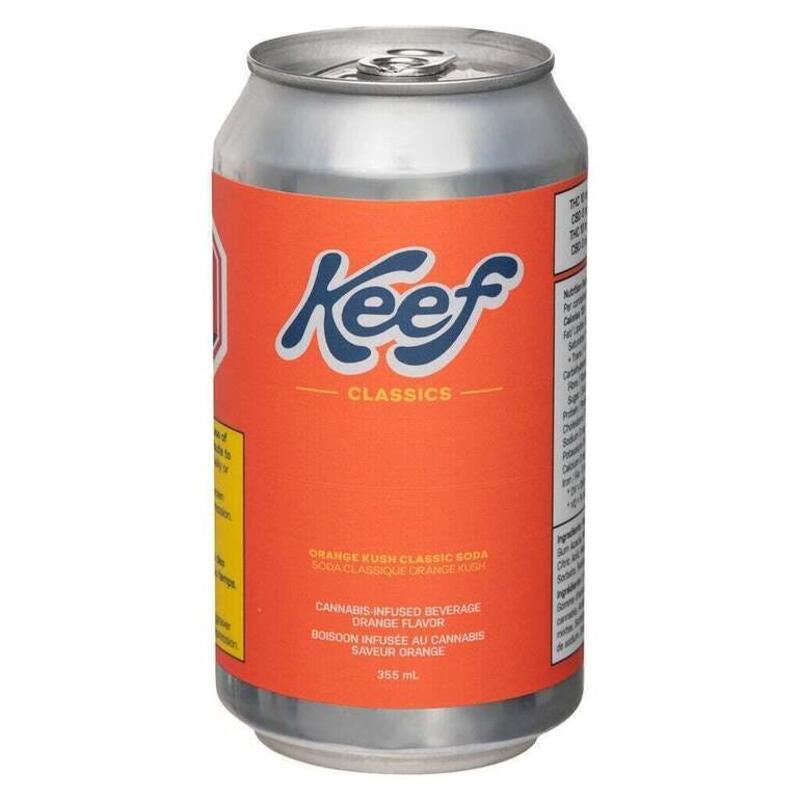 Keef - Orange Kush Classic Soda 1x355ml