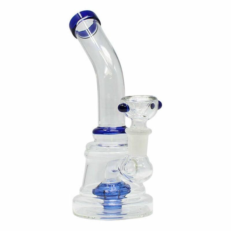 blue disk percolator dab rig 7 inches - blue disk percolator dab rig 7 inches