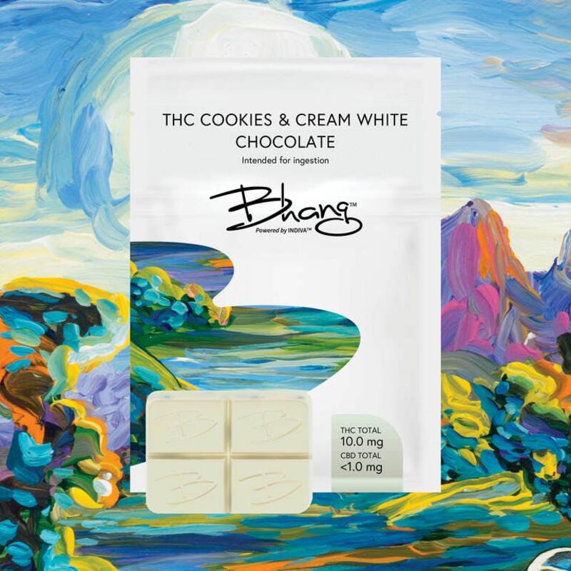 THC Cookies & Cream White Chocolate