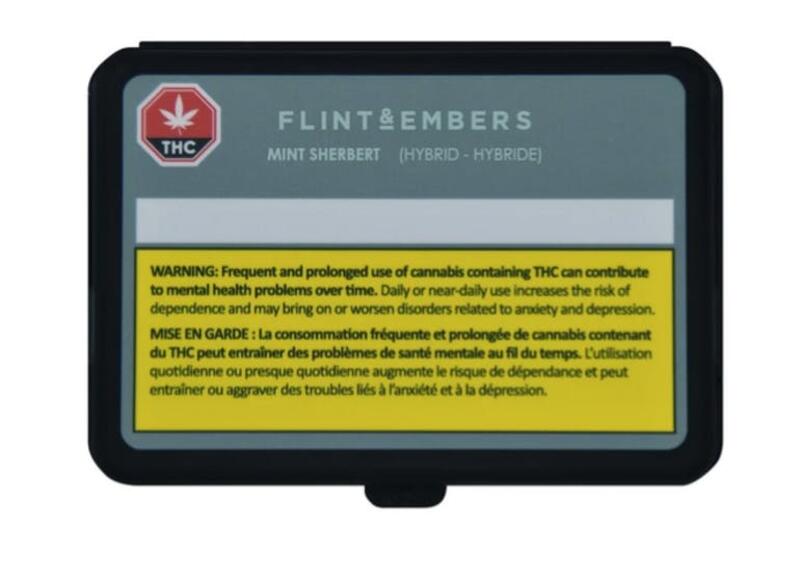 Flint & Embers: Mint Sherbert Pre-Roll 5 x 0.5g