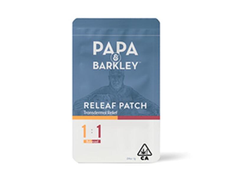 Papa & Barkley - PAPA & BARKLEY - RELEAF PATCH - 1:1 CBD 1.0000g