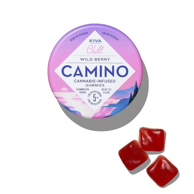 Camino - Wild Berry Indica Gummies 100mgTHC