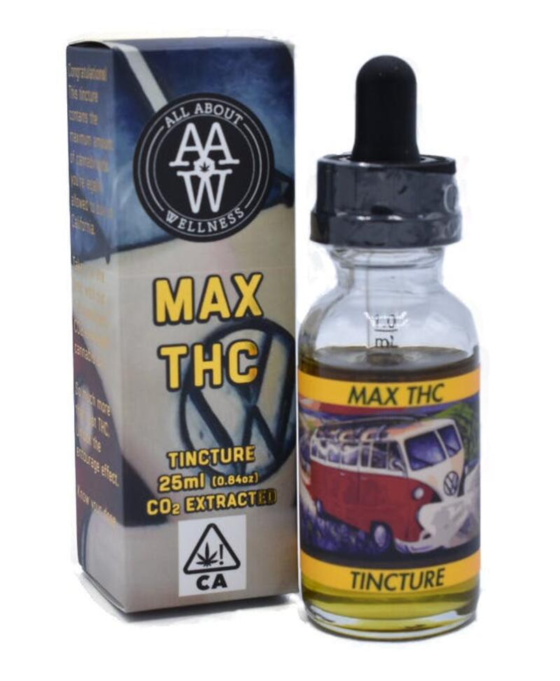 AAW - Max Thc Tincture 25ml 945mg THC