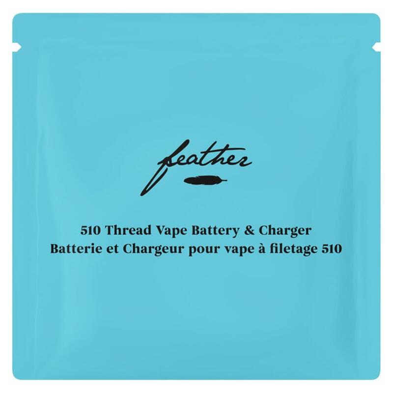 Batteries - 510 Thread and Charger - Feather - Blue