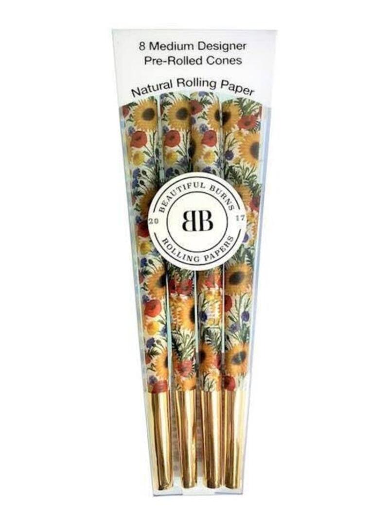 Beautiful Burns Cones - 8 packs - BB Sunflower Cones