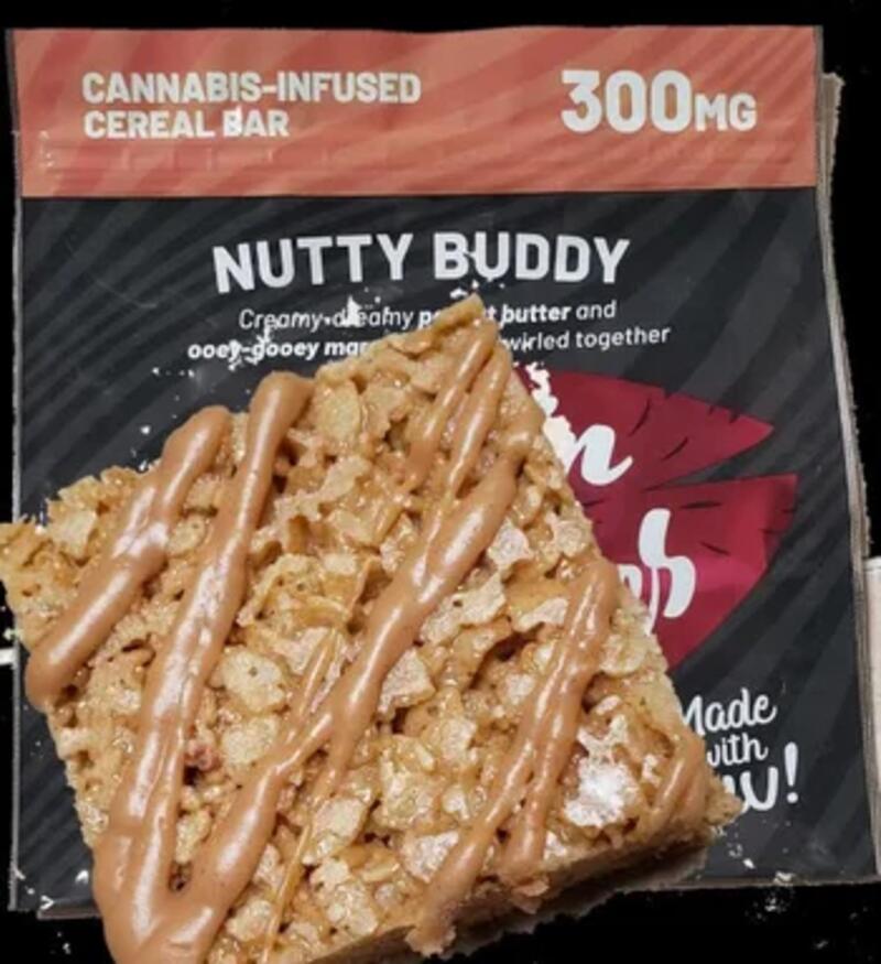 Nutty Buddy Cereal Bar from Milf n Cookies - 300 mg THC