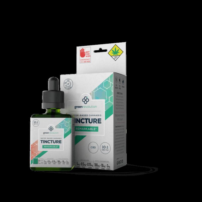 Water-Based Tincture- Remarkable 10:1 CBD:THC