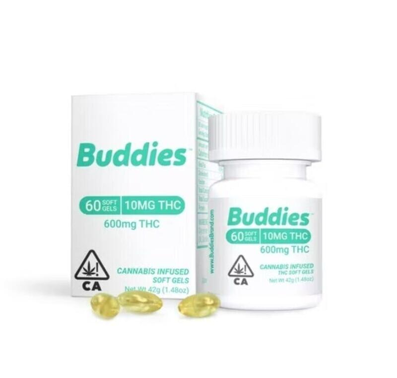 Buddies -THC 10MG Capsule (60 pieces)