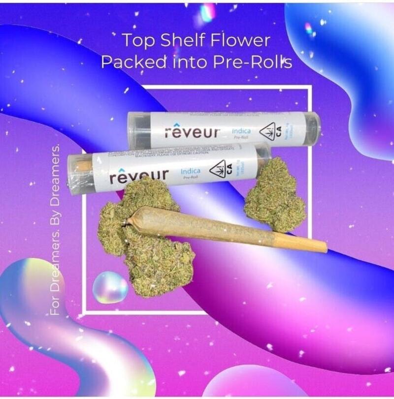 REVUER - preroll - INDICA-38.00%THC