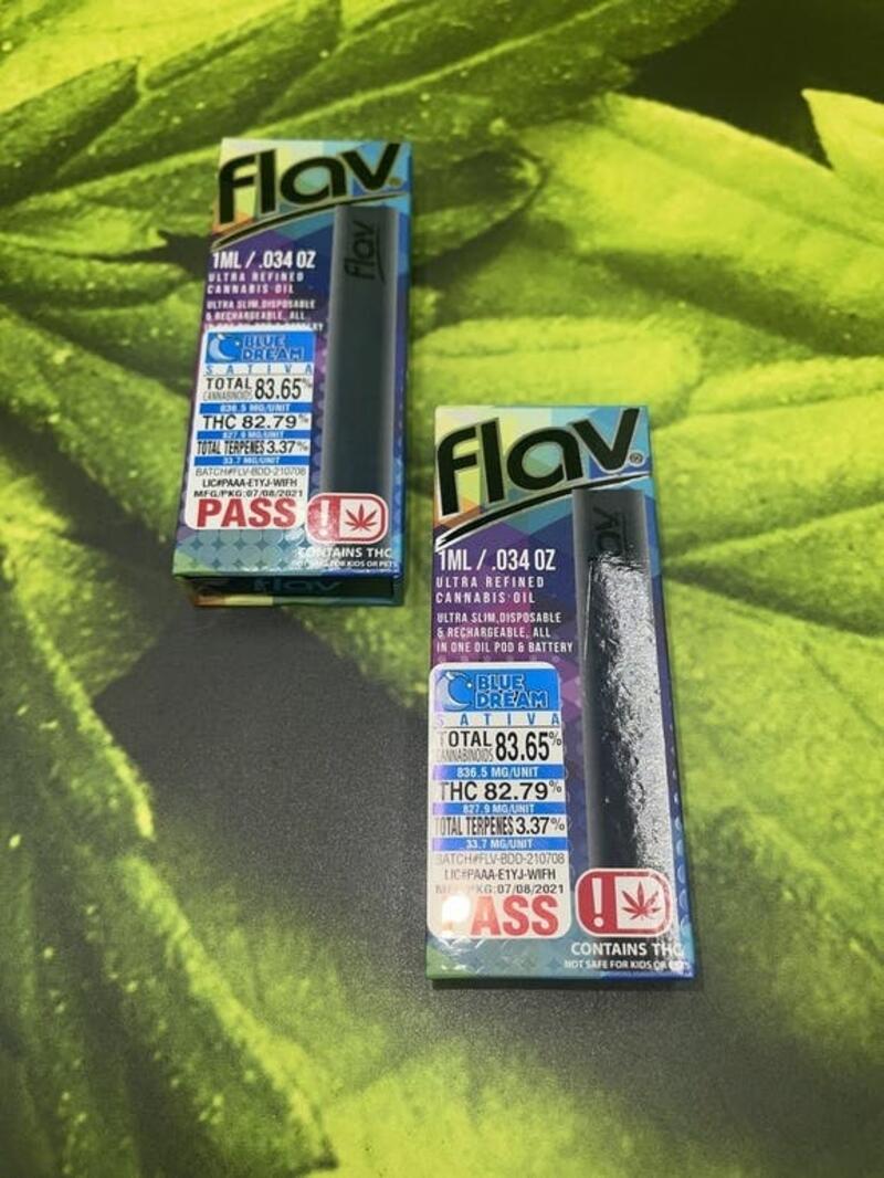 Flav Ultra Slim Disposable & Rechargeable battery- Blue Dream