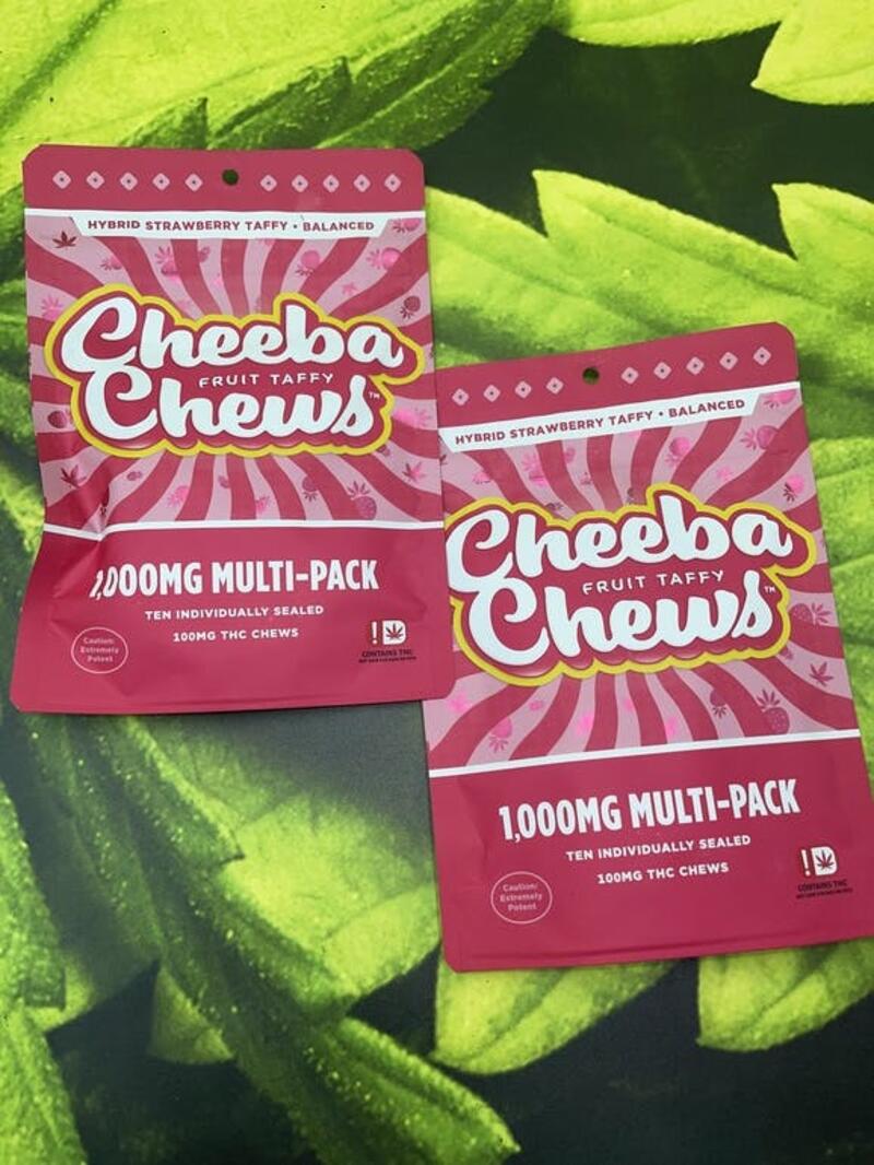 Cheeba Chews 1000MG- Strawberry Taffy
