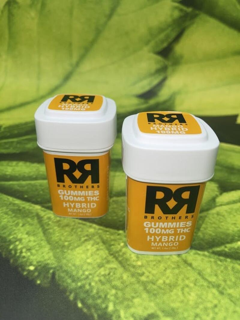 RR Brothers 100MG Gummies Hybrid- Mango