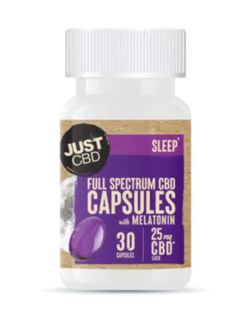 Full Spectrum CBD Gel Capsules with Melatonin