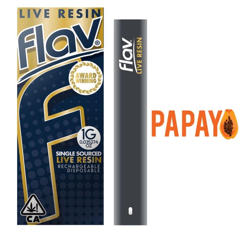 Disposable - Live Resin Papaya - 1g