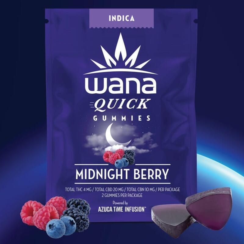 Quick CBN Midnight Berry Sleep Gummies