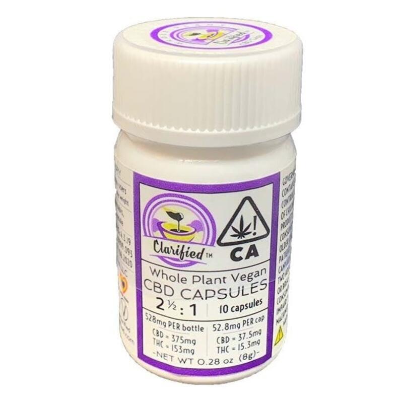 CC - CBD Vegan Capsules (2.5:1) - Bottle