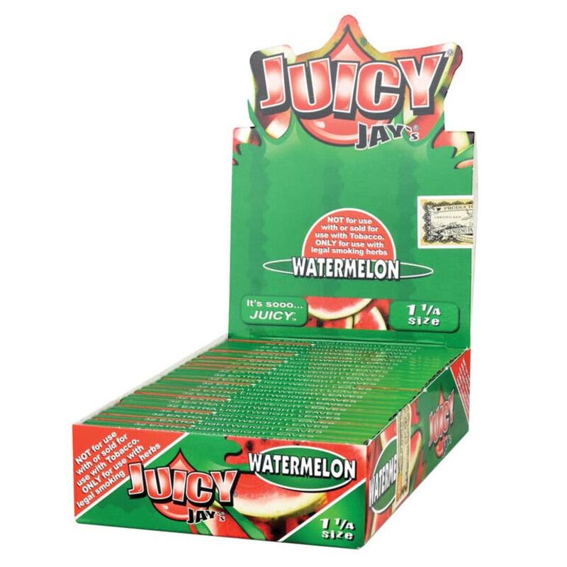 Juicy Jay's 1 1/4 Rolling Papers - Watermelon