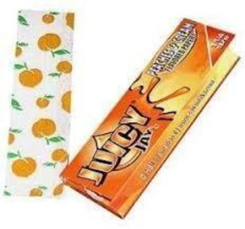 Juicy Jay's 1 1/4" Rolling Papers - Peaches & Cream