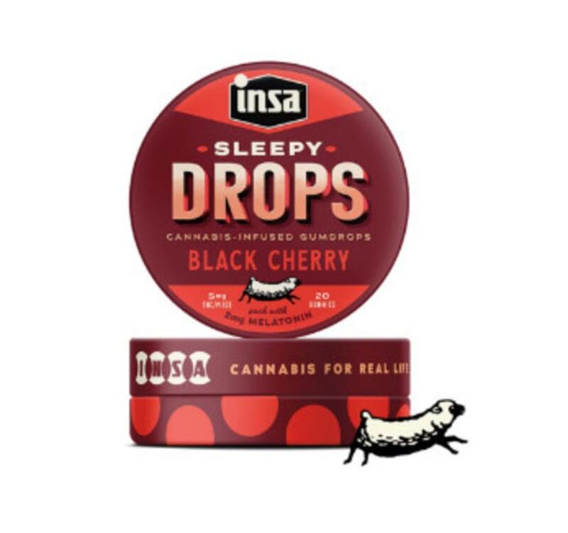 Black Cherry with Melatonin Sleepy Drops | 5mg*