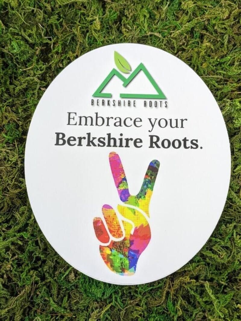 Large Berkshire Roots Peace Sticker