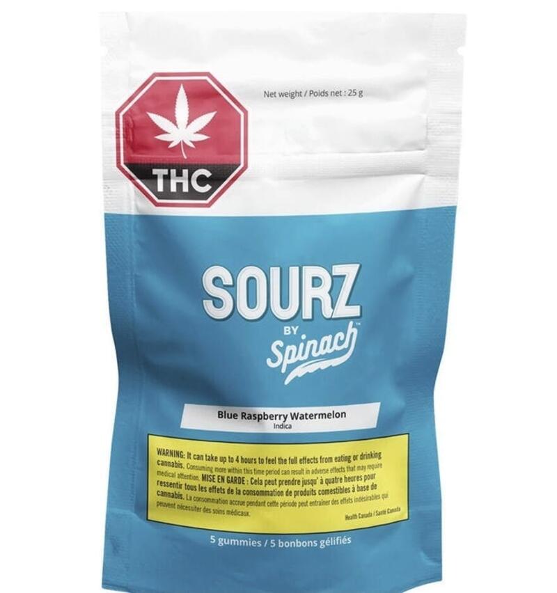 Spinach | SOURZ by Spinach - Blue Raspberry Watermelon Indica