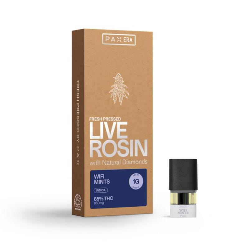 1g PAX Live Rosin pod - Wifi Mints