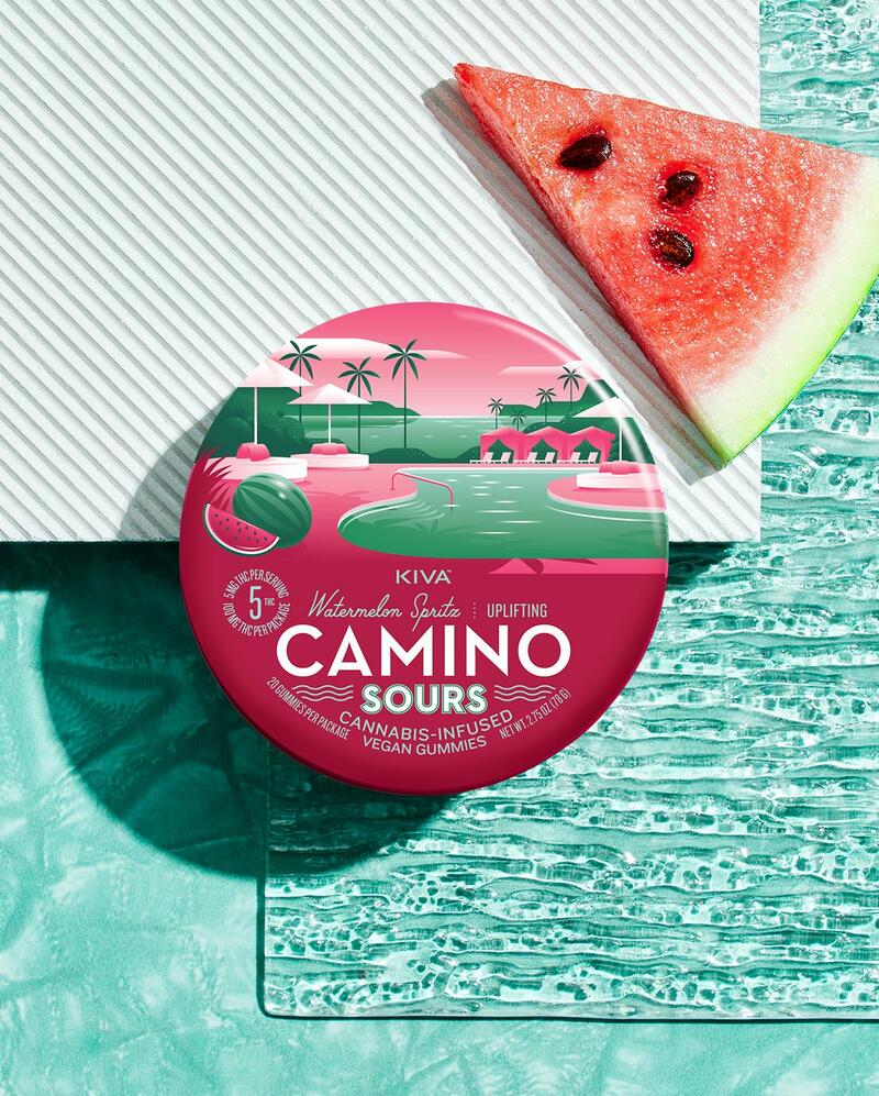 Camino Sours Watermelon Spritz - 10mg per piece gummies