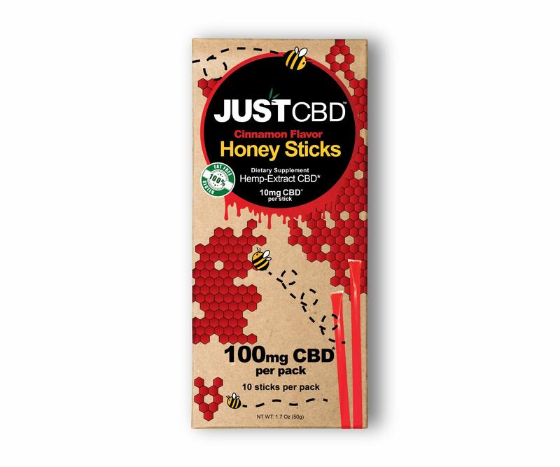 Cinnamon CBD Honey Sticks