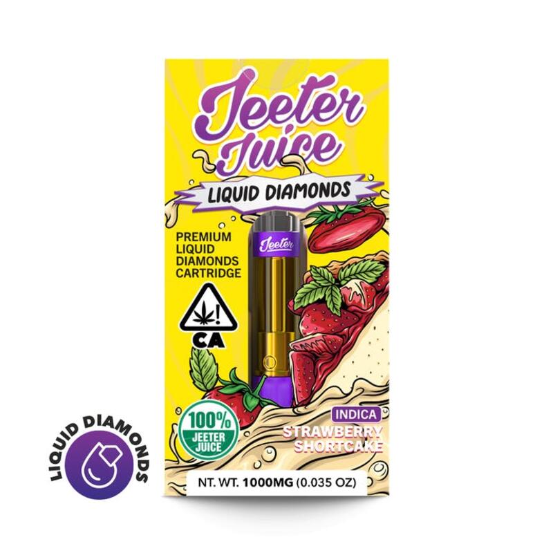 Jeeter Juice Liquid Diamonds 1 G  Strawberry Shortcake