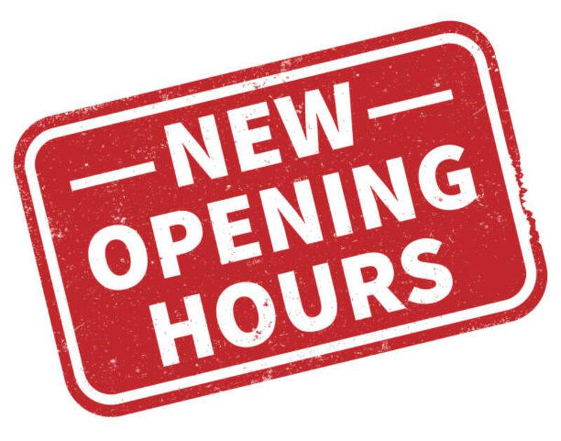 A. New Hours 10:00 am - 7:00 pm