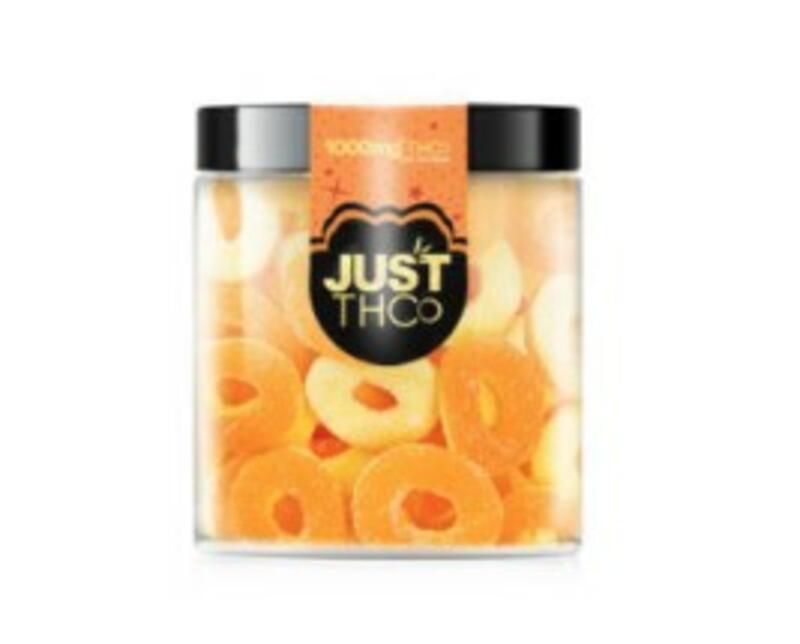 1000mg THC-O Gummies Peach Rings