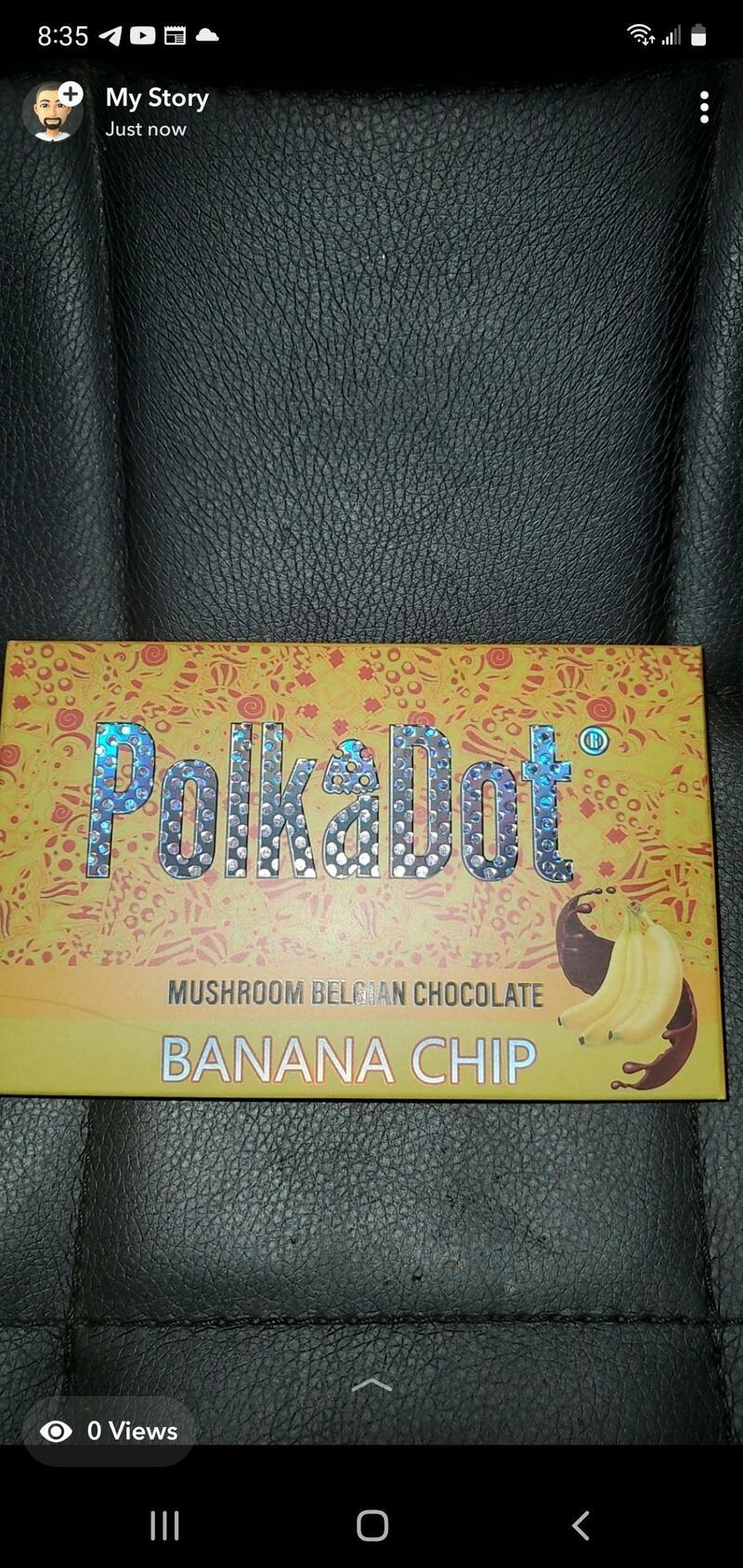 polkadot shroom bar banana