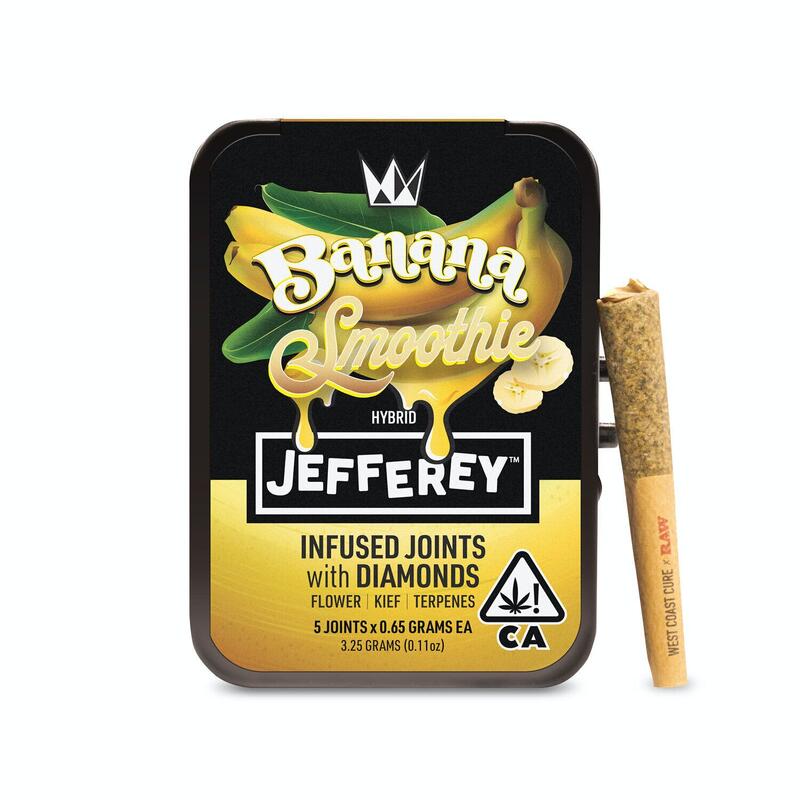 Banana Smoothie - Jefferey Infused Joint .65g 5 Pack