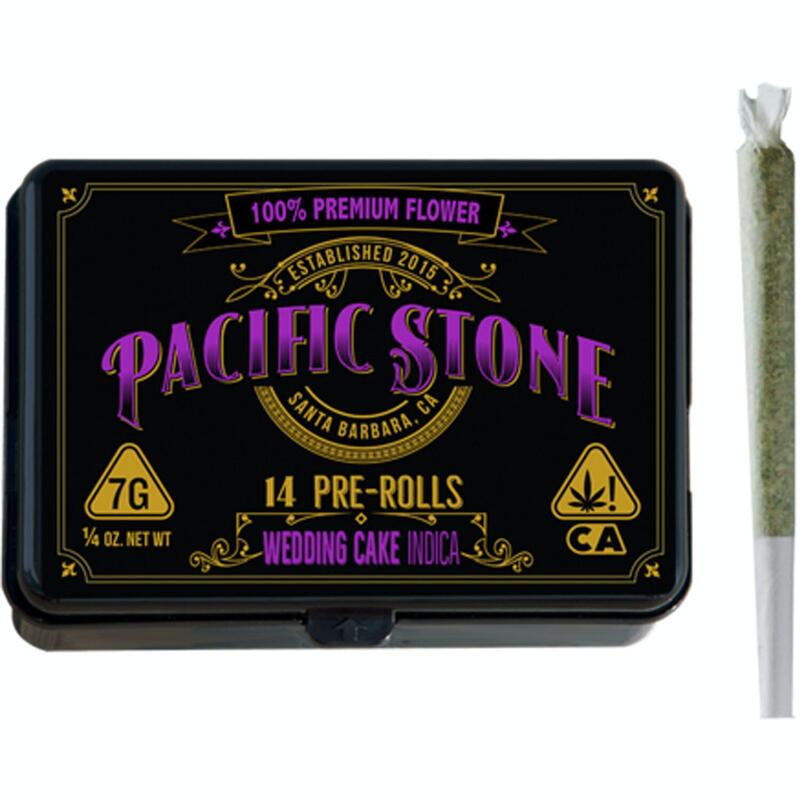 Pacific Stone | Wedding Cake Indica Pre-Rolls 14pk (7g)