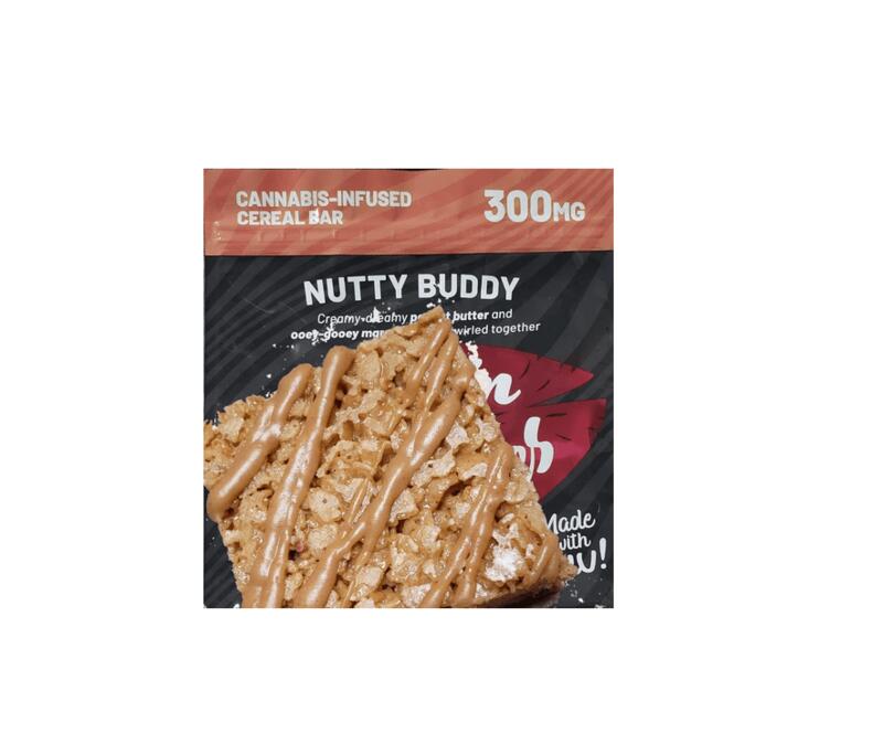 Milf 'n Cookies Edibles - Nutty Buddy Cereal Bar (300mg)