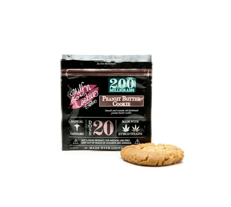 Milf 'n Cookies Edibles - Peanut Butter Cookie (200mg)