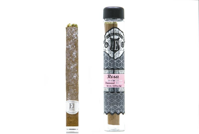 El Blunto Especial Silver Rosa Diamond Infused 2G Cannabis Cigar [blunt]