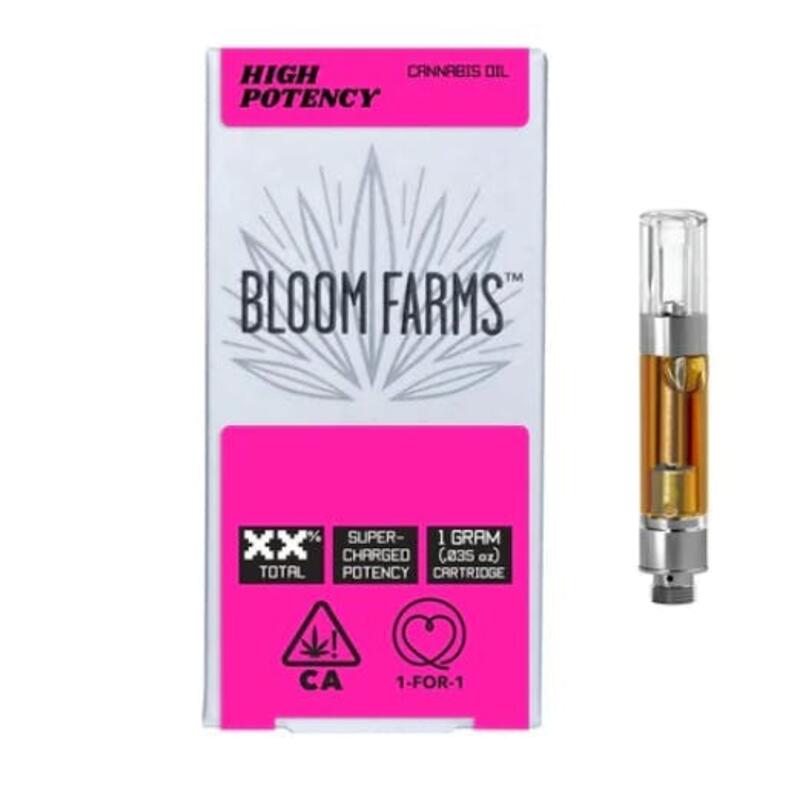 Bloom Farms - Bloom Farms: High Potency 1G Cartridge - Maui Wowie