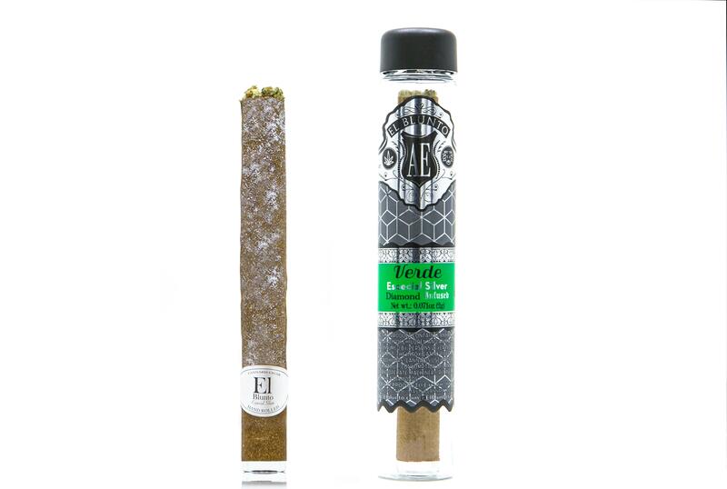 El Blunto Especial Silver Verde Diamond Infused 2G Cannabis Cigar [blunt]