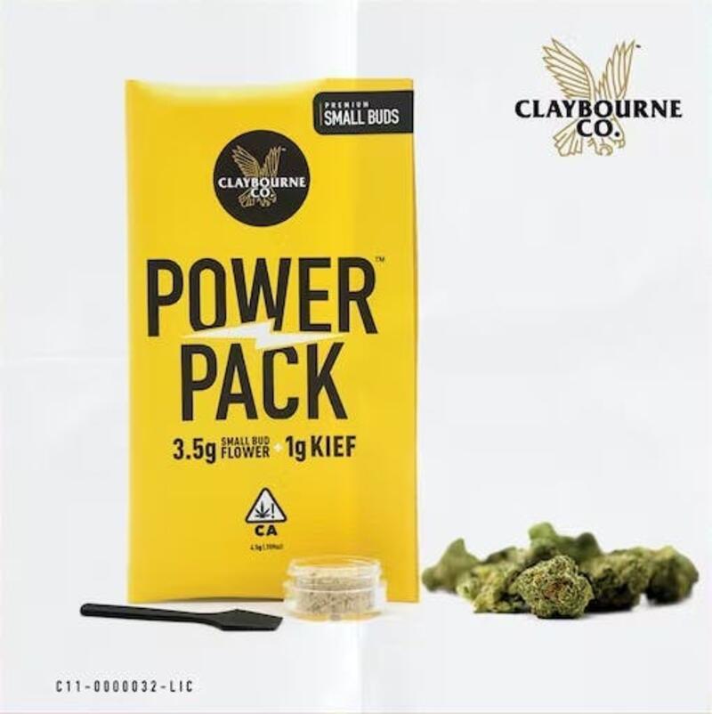 Claybourne Co.: Power Pack - Sunset Cider (3.5g) + Kief (1g) - 4.5 grams