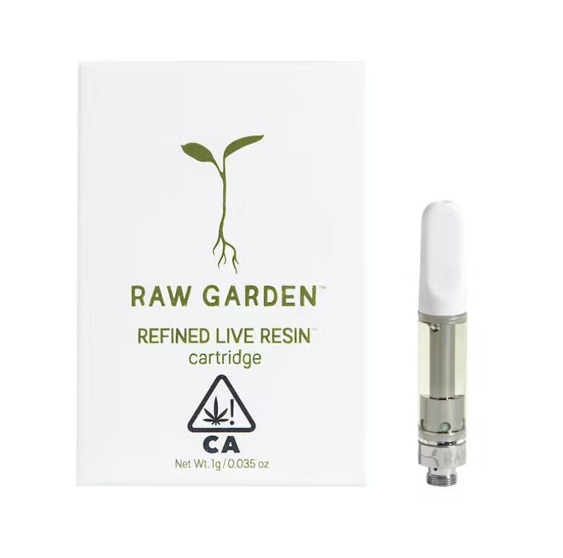 Raw Garden - Raw Garden: 0.5g Live Resin Vape Cartridge - Banana Slurm
