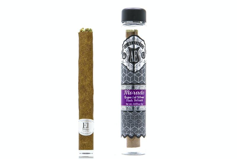 El Blunto Especial Silver Morado Hash Infused 2G Cannabis Cigar [blunt]